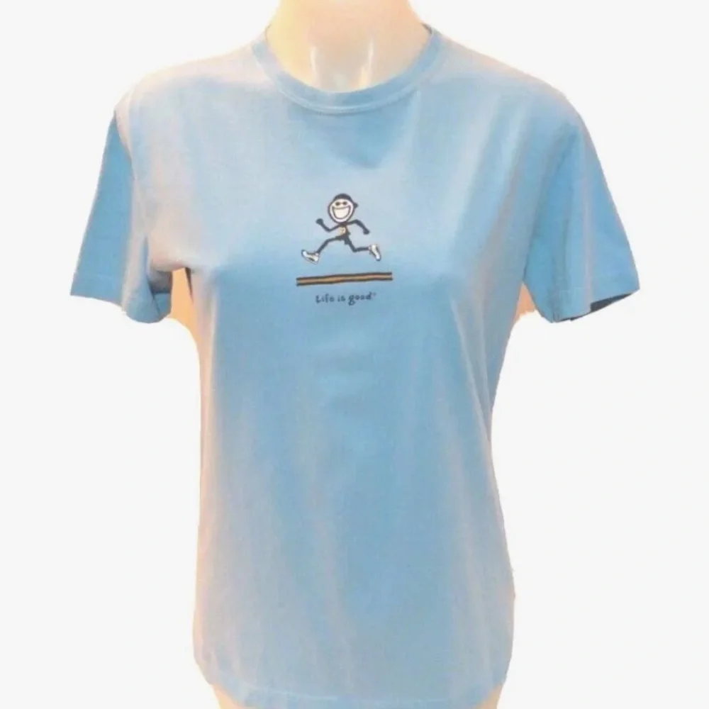 LIFE IS GOOD RUNNER SHIRT - Picture 1 of 5